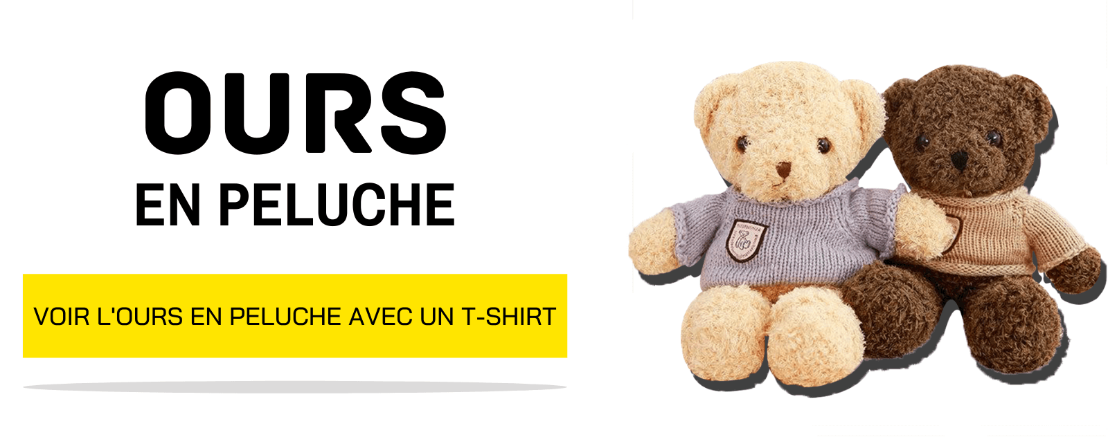Ours en Peluche avec un T-Shirt