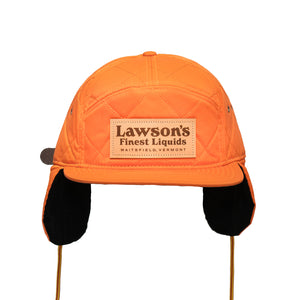 Orange Ear Flap Hat