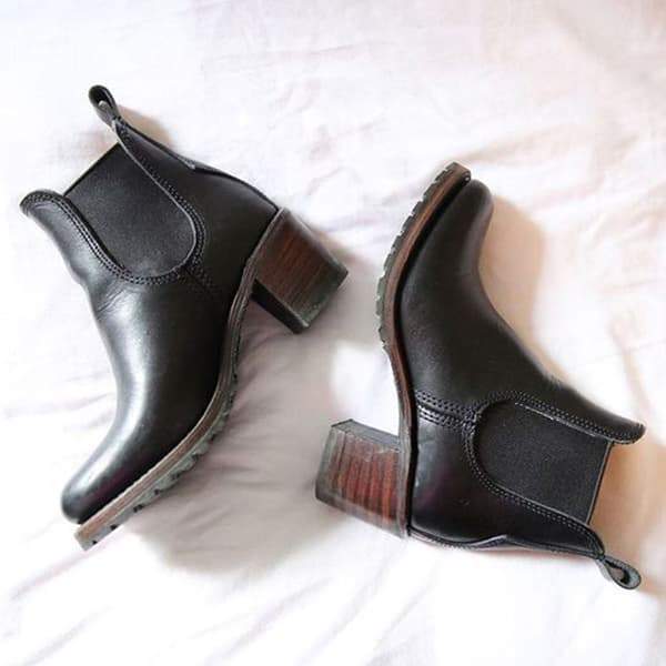chelsea booties with heel