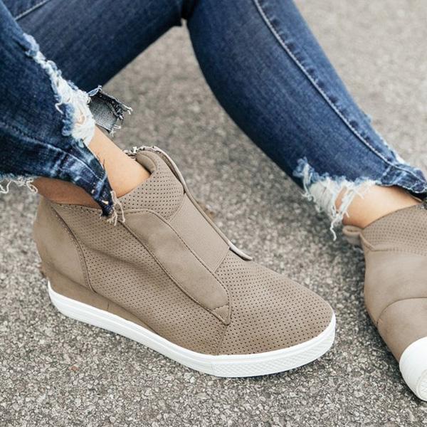 stylish wedge sneakers