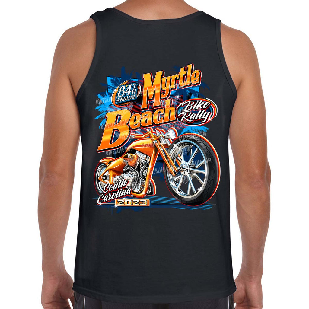 2023 Myrtle Beach Bike Rally Wicked Steel Tank Top