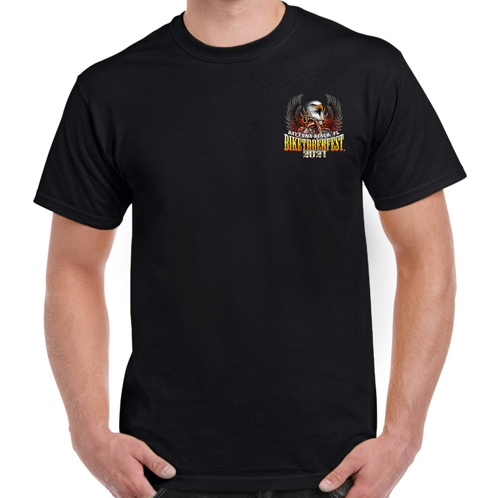 2021 Biketoberfest Kaunas Cracked Wings T-Shirt