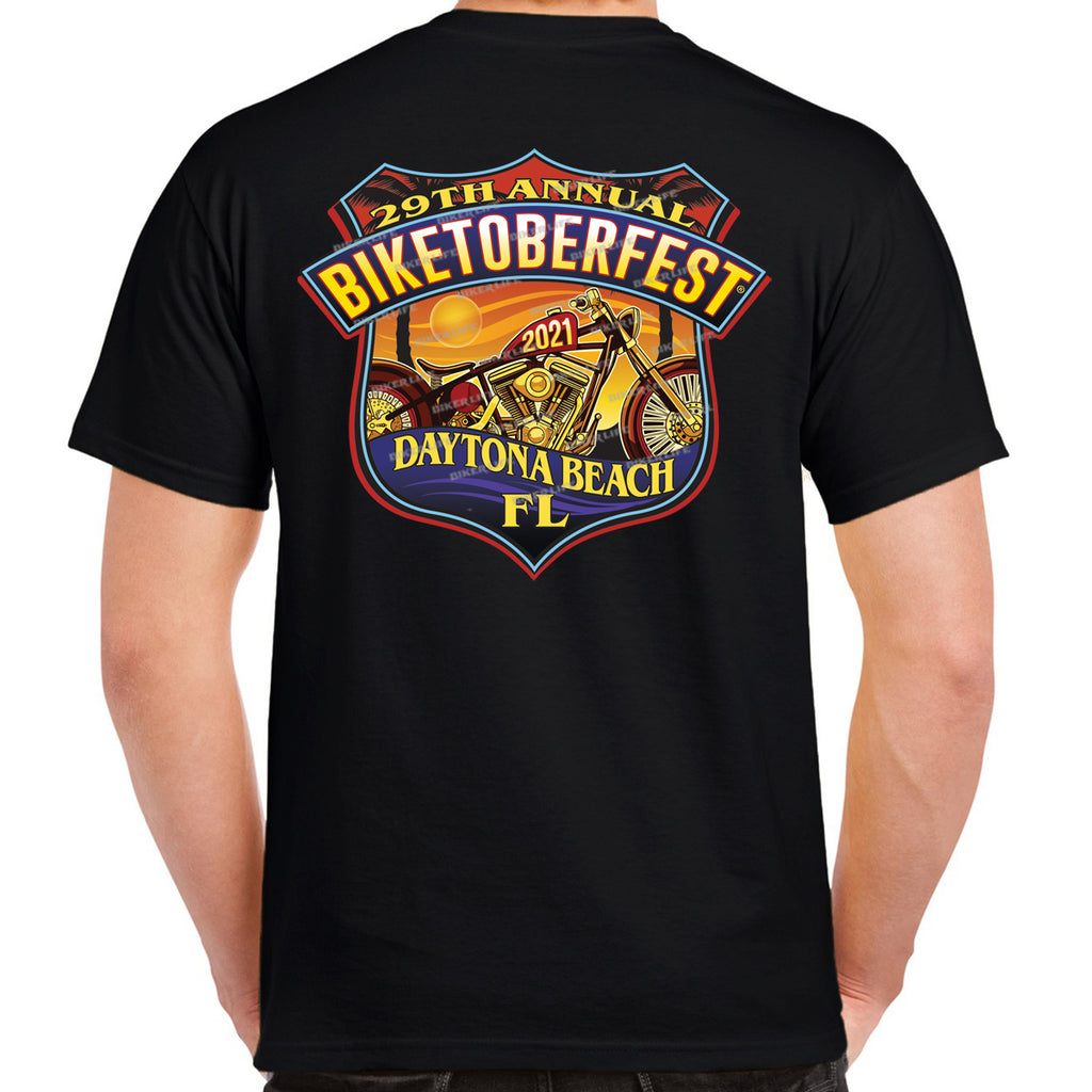 2021 Biketoberfest Kaunas Official Logo T-Shirt