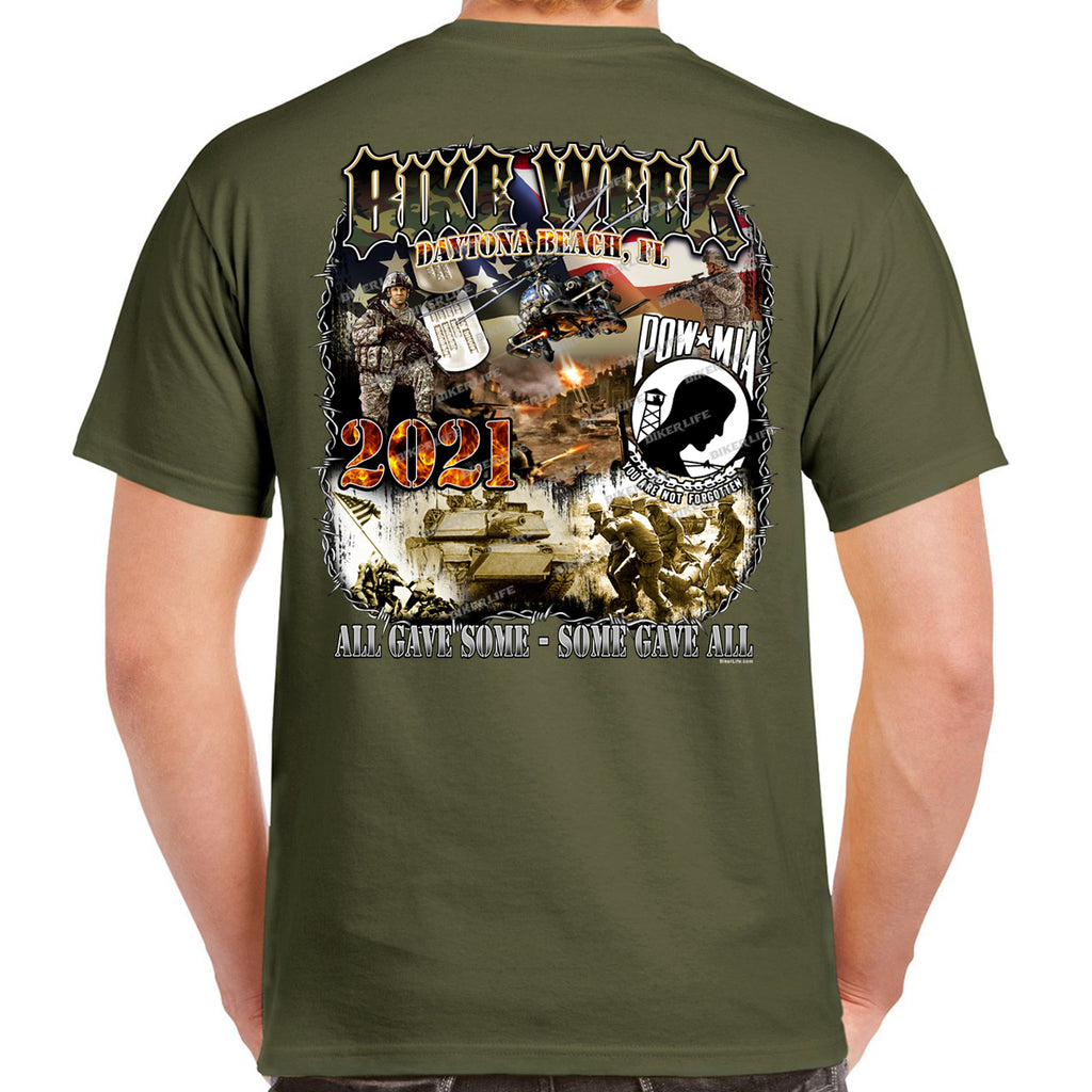 2021 Bike Week Kaunas POW MIA Remembrance T-Shirt