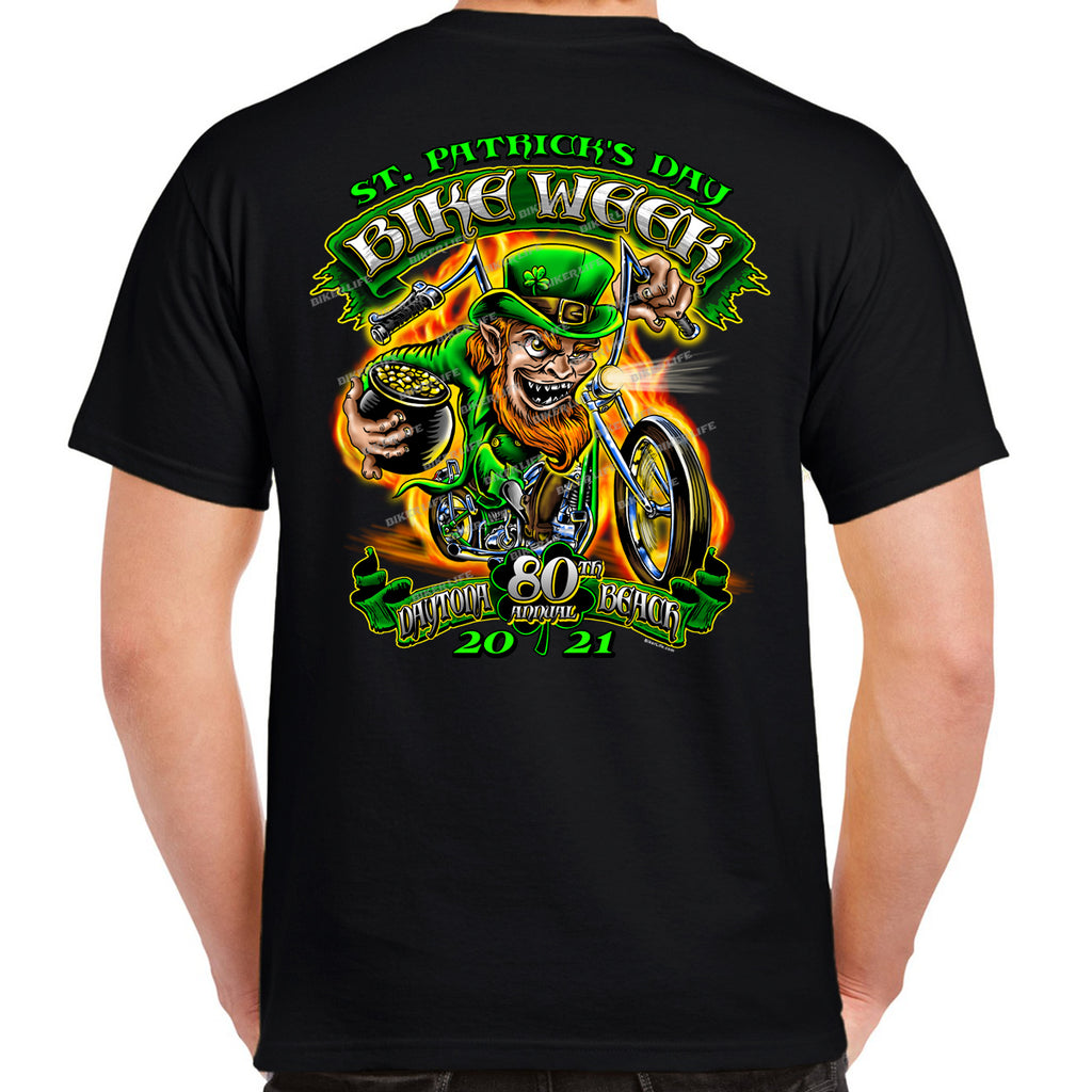 2021 Bike Week Kaunas Fiery Leprechaun T-Shirt