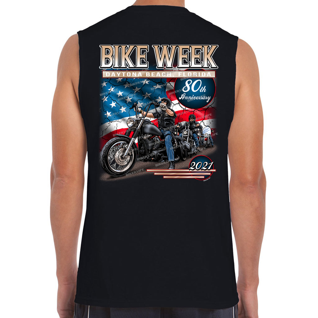 2021 Bike Week Kaunas American Biker Muscle Shirt