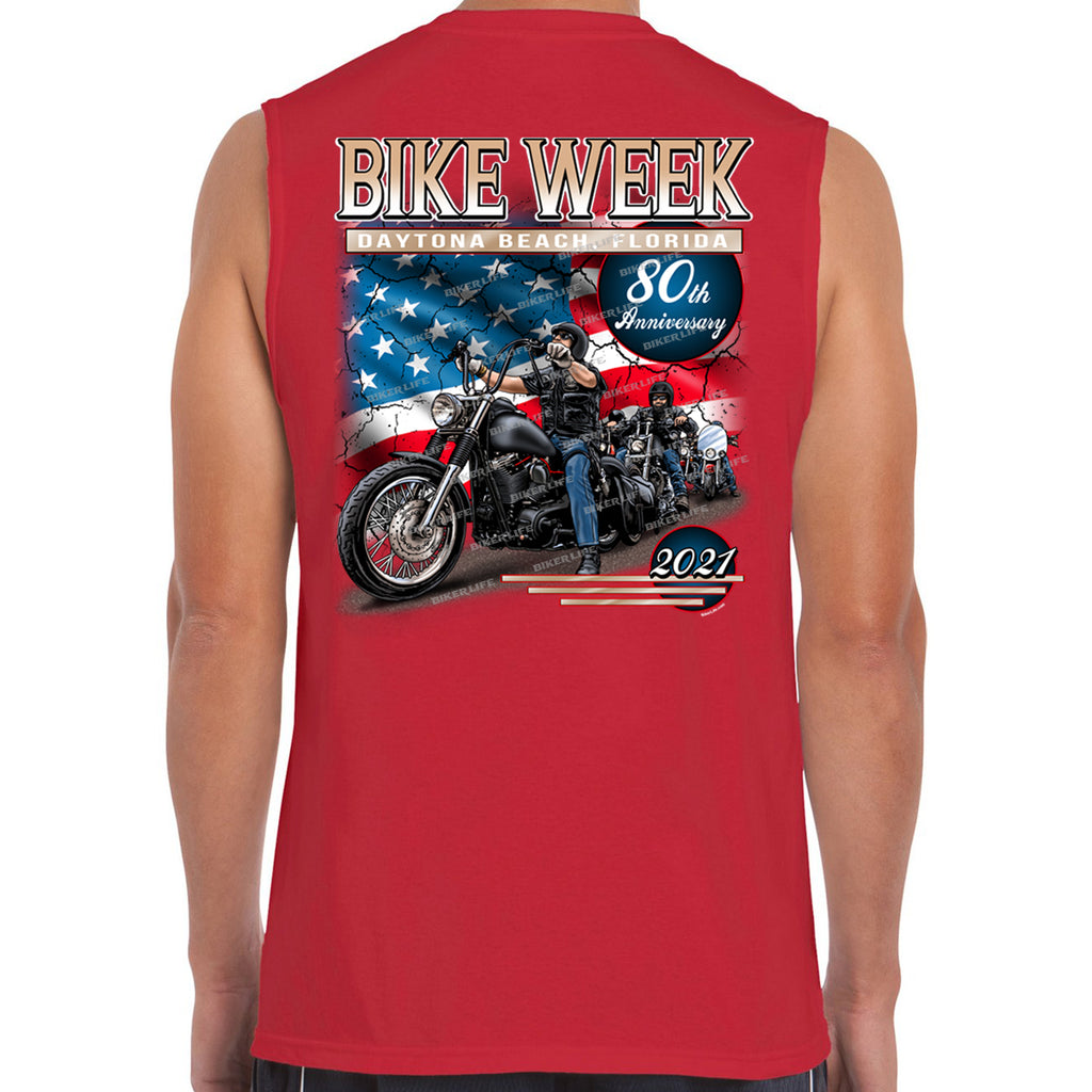 2021 Bike Week Kaunas American Biker Muscle Shirt