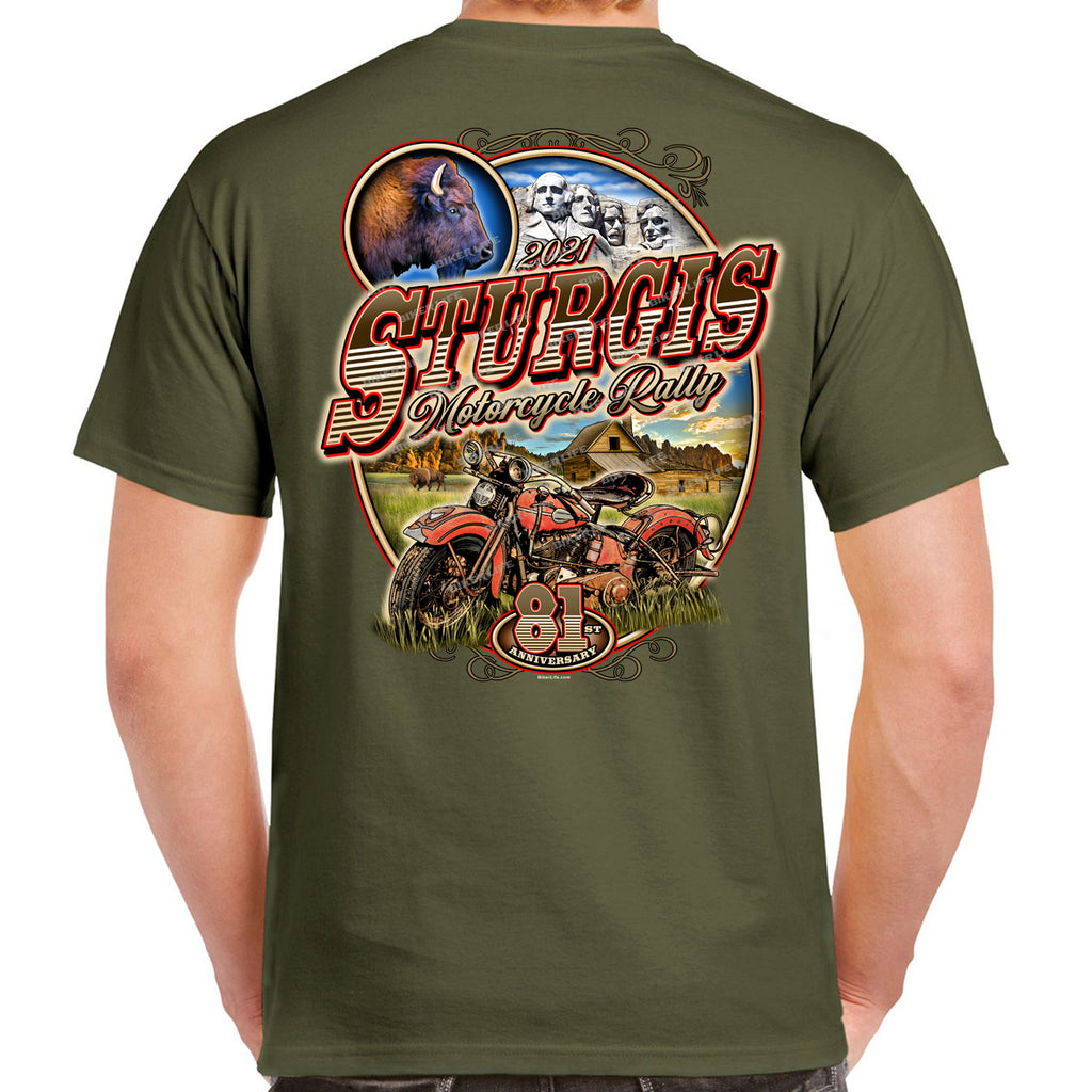 2021 Sturgis Motorcycle Rally Classic Vintage T-Shirt