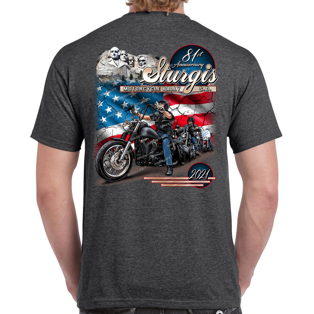 2021 Sturgis Motorcycle Rally American Bikers T-Shirt