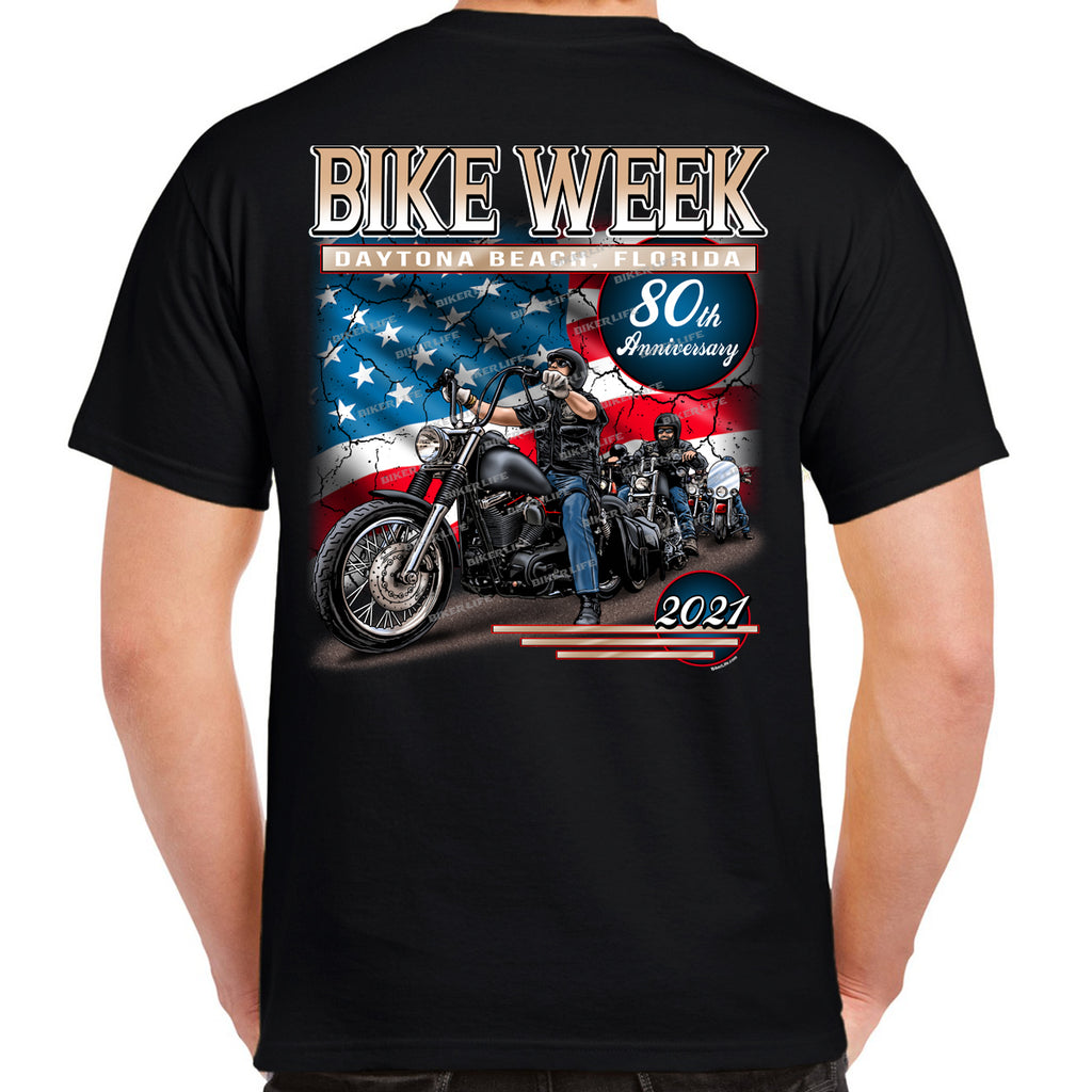2021 Bike Week Kaunas American Biker T-Shirt