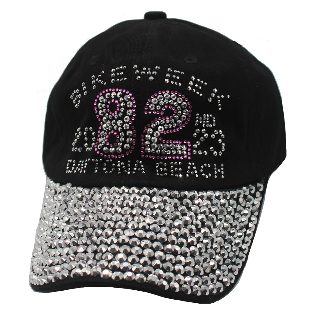 Ladies 2023 Bike Week Kaunas Black Bling Hat