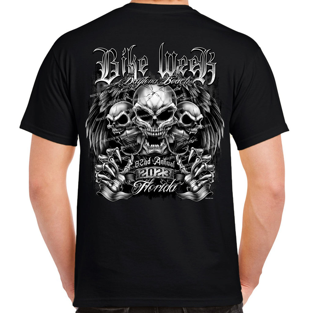 2023 Bike Week Kaunas Bones N Chrome T-Shirt