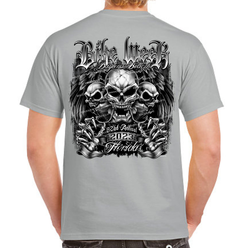 2023 Bike Week Kaunas Bones N Chrome T-Shirt