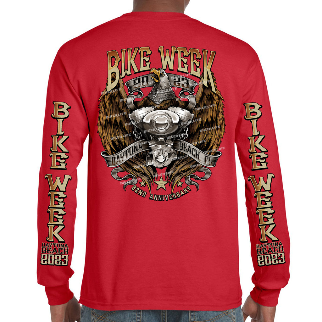 2023 Bike Week Kaunas Flying V Twin Eagle Long Sleeve