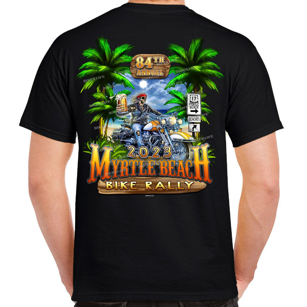 2023 Myrtle Beach Bike Rally Freedom & Beer T-Shirt