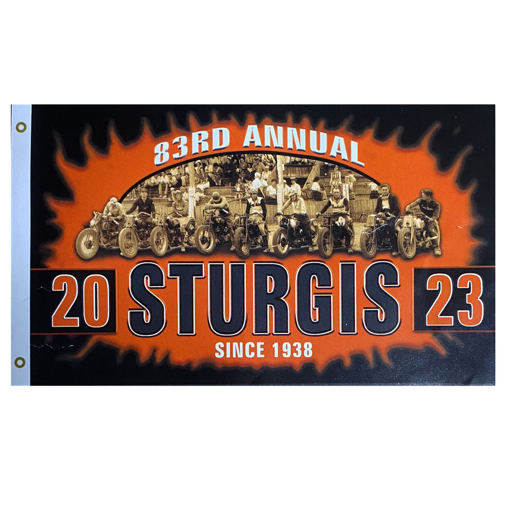 2023 Sturgis Motorcycle Rally 100th Anniversary Vintage Riders Flag