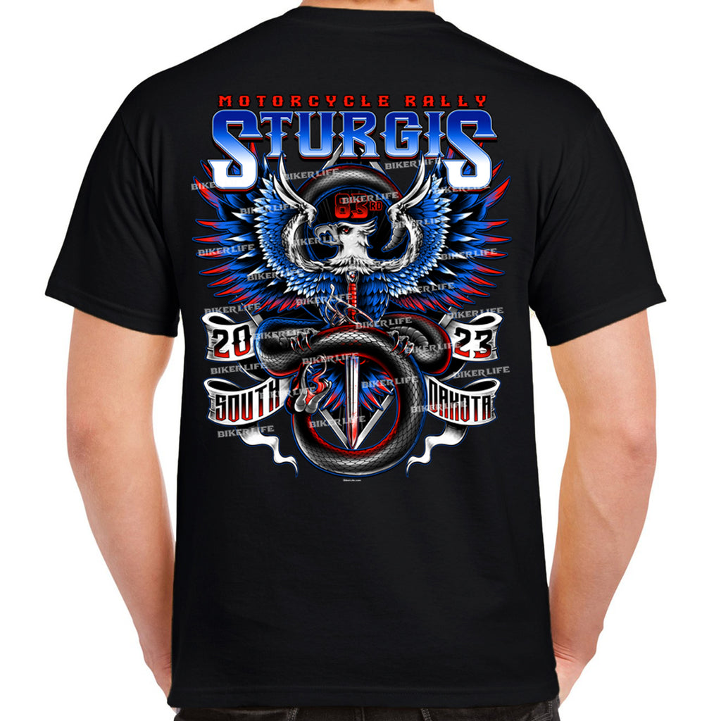 2023 Sturgis Motorcycle Rally Triumph of Good Over Evil T-Shirt