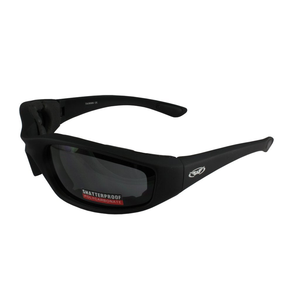 Kickback Foam Padded Motorcycle Sunglasses