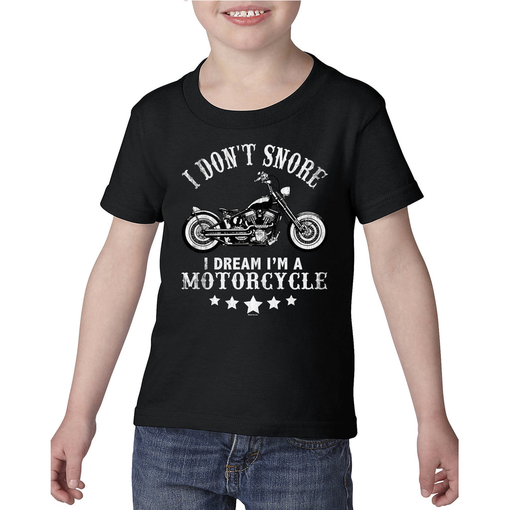 Kids Dream I'm A Motorcycle T-Shirt