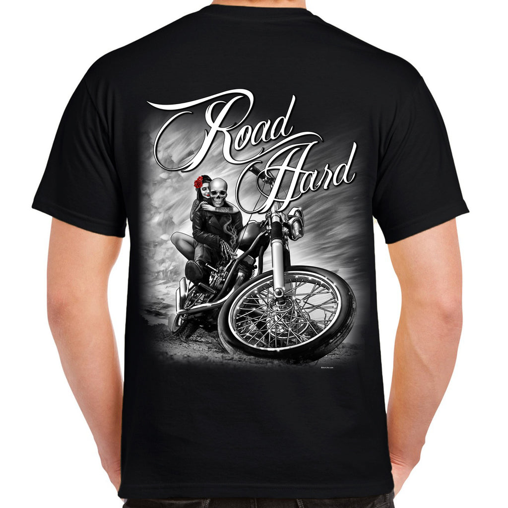 Road Hard Skull T-Shirt