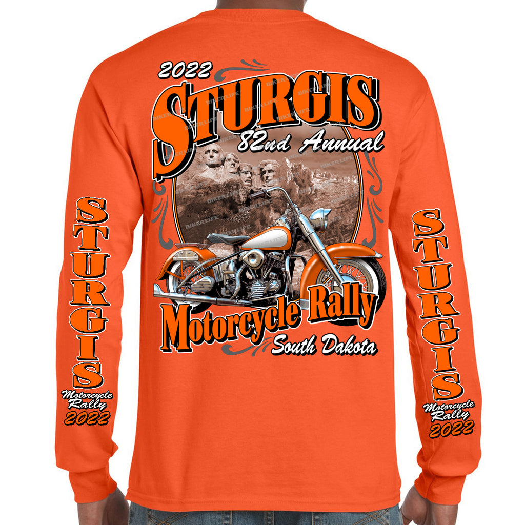 2022 Sturgis Motorcycle Rally Vintage Classic Long Sleeve