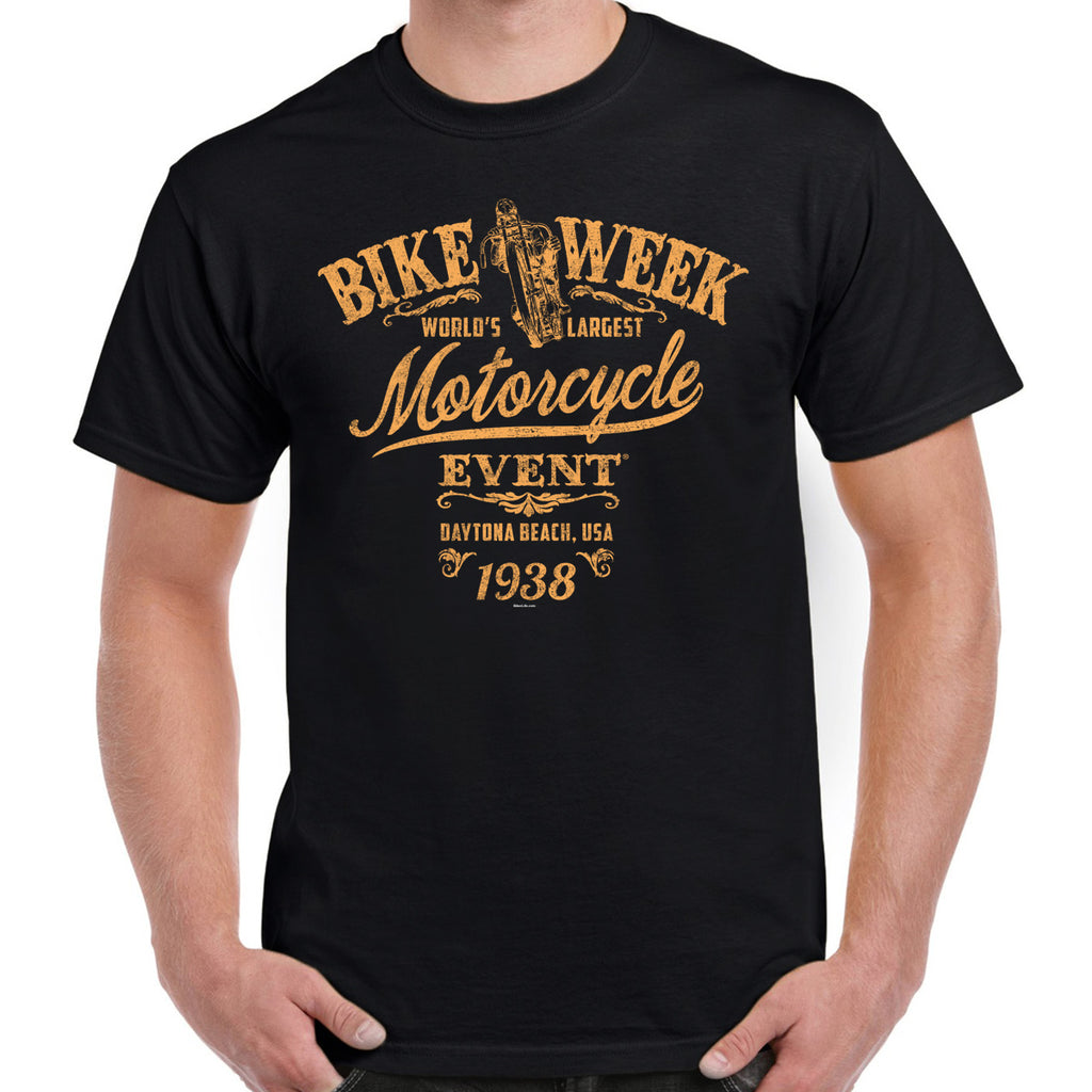 Nostalgia 1938 Bike Week Kaunas Never Say Never T-Shirt