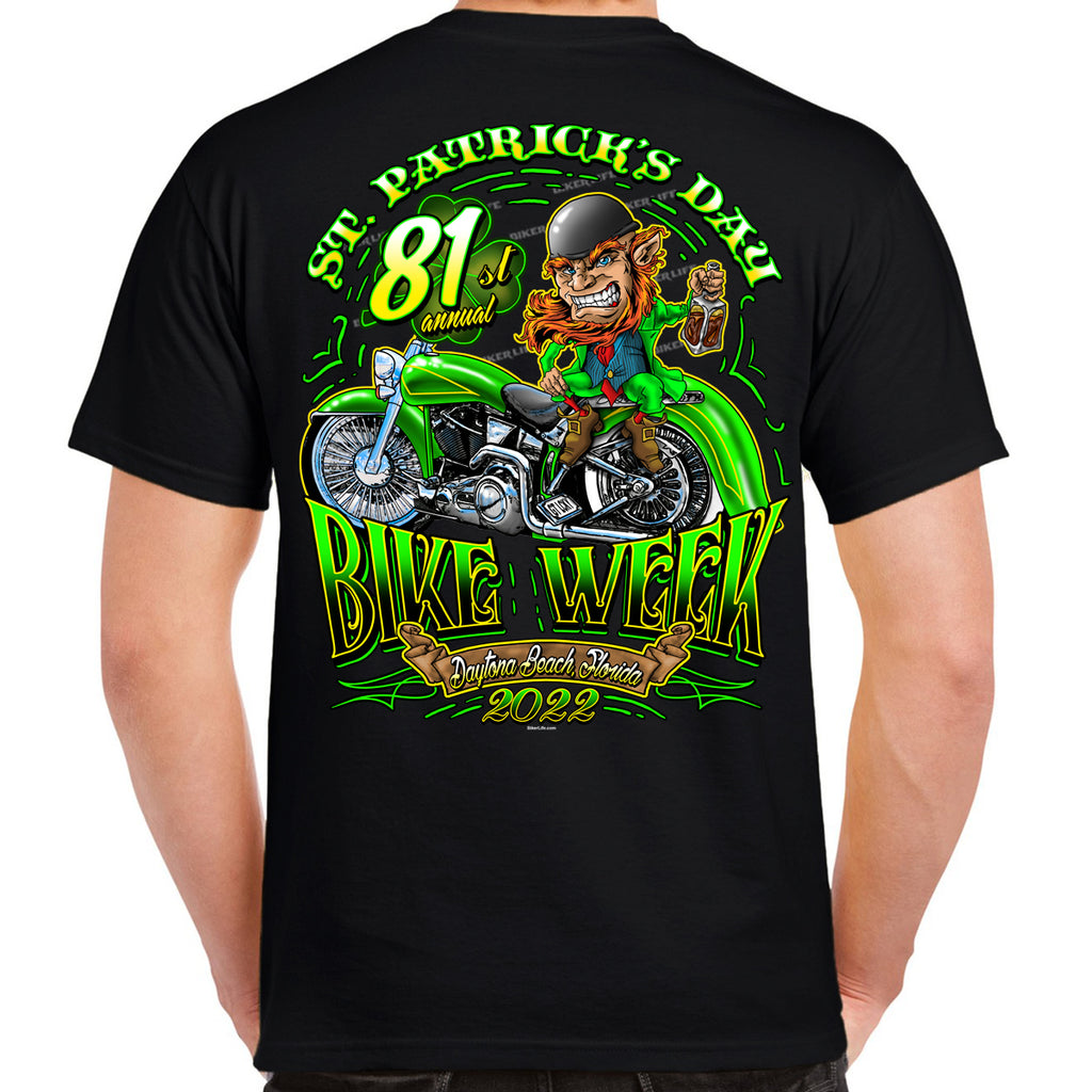 2022 Bike Week Kaunas St. Patty's T-Shirt