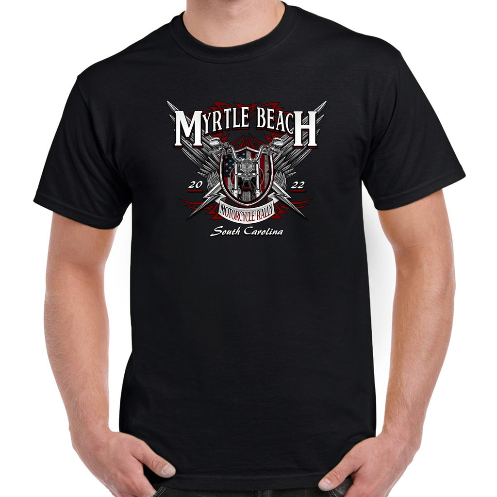 2022 Myrtle Beach Bike Week Steel Eagle T-Shirt