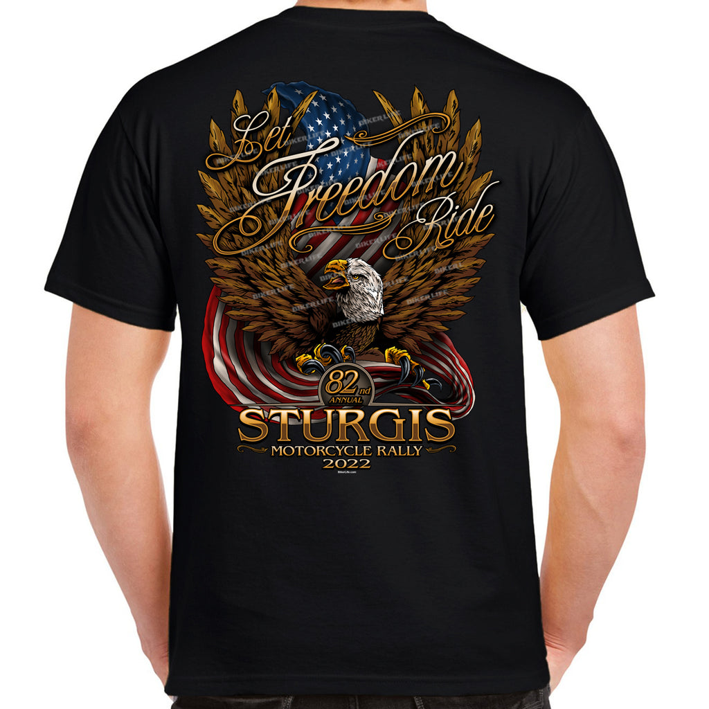 2022 Sturgis Motorcycle Rally Freedom Flight T-Shirt