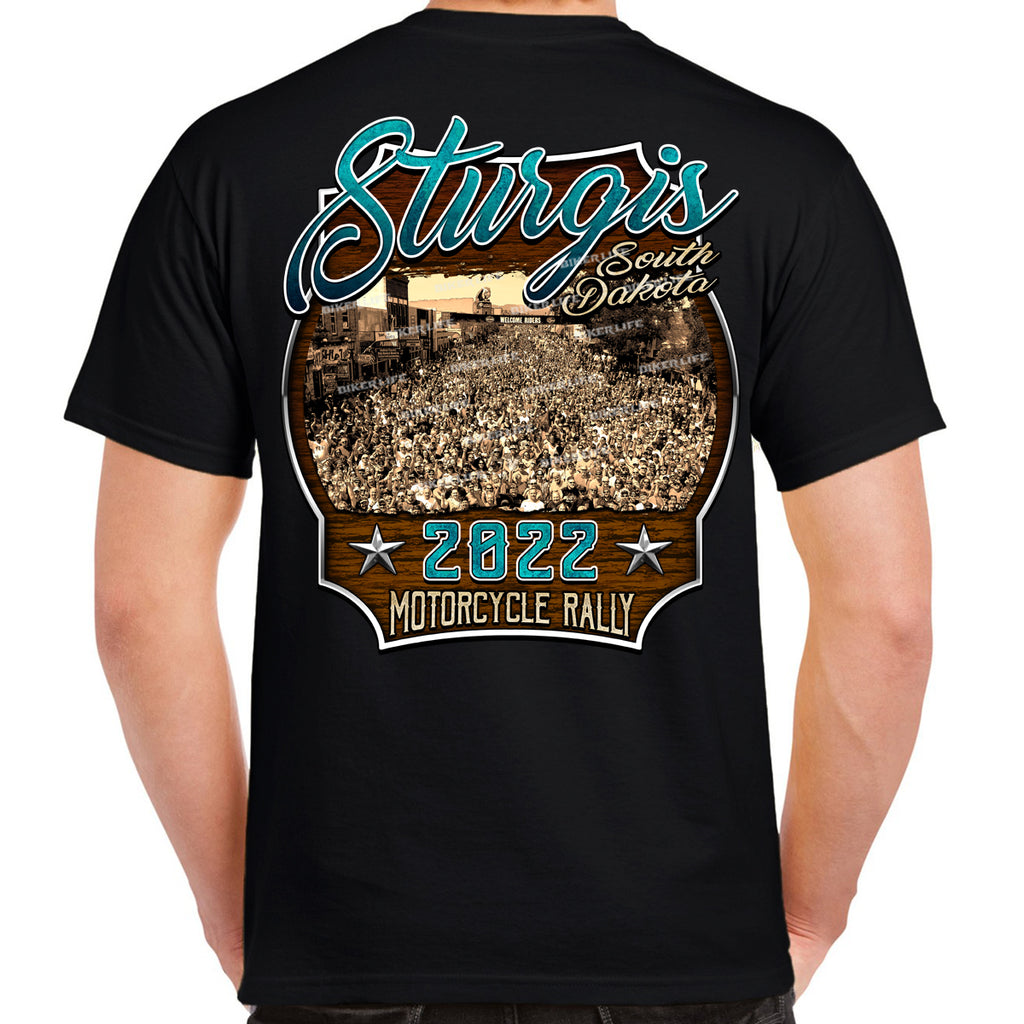 2022 Sturgis Motorcycle Rally Main Street Mob T-Shirt