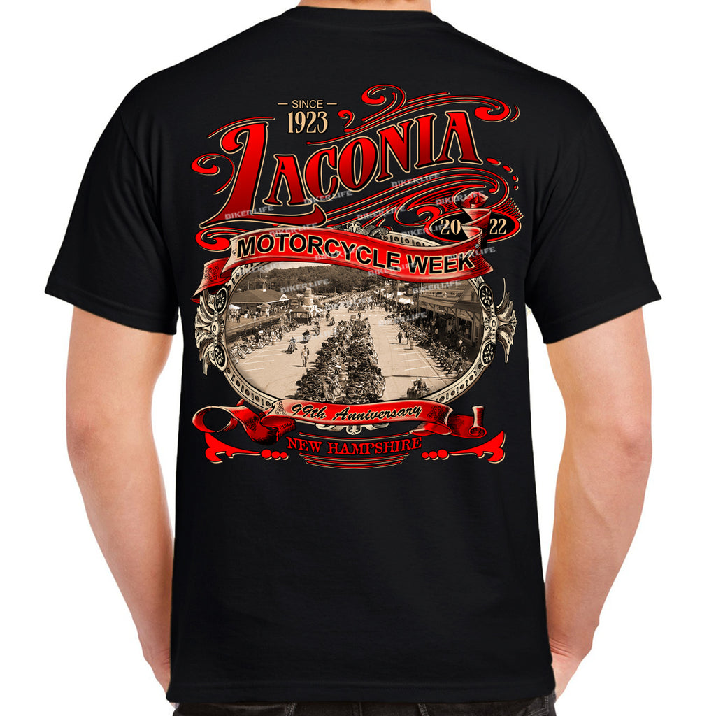 2022 Laconia Motorcycle Week Main Street T-Shirt