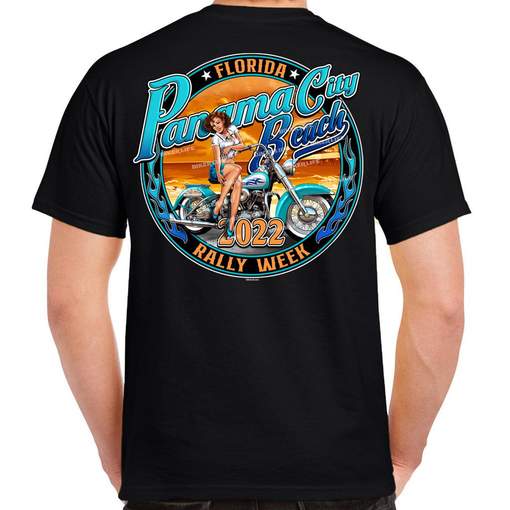 2022 Panama City Thunder Beach Rally Pinup T-Shirt