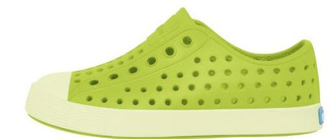 Jefferson Chartreuse Green Glow Native Shoes