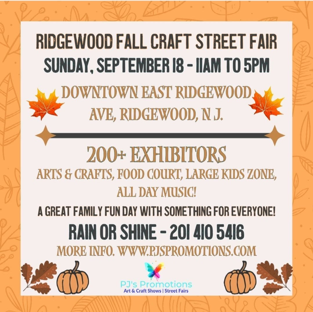 Ridgewood Fall Craft Street Fair Pawsitively Lit