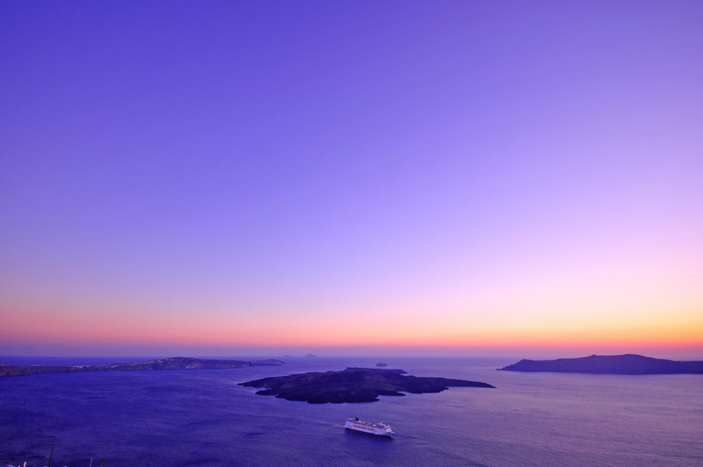 Sunset in Santorini, Greence