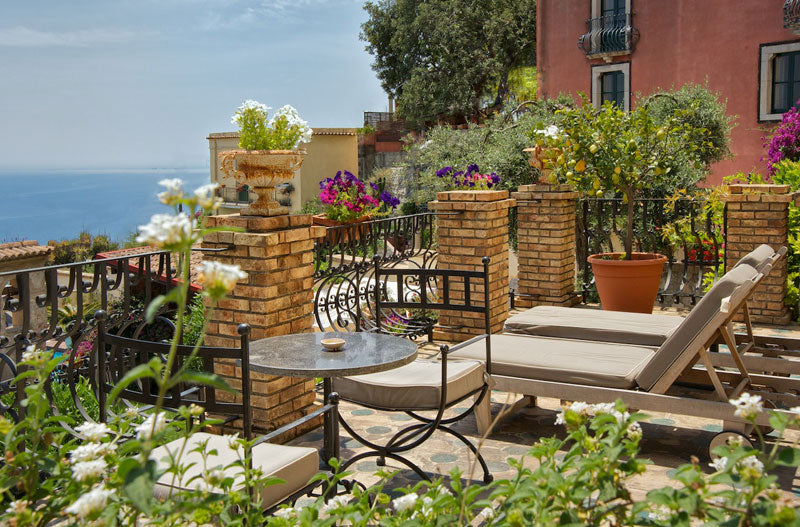 Balcony View - Hotel Villa Carlotta in Taormina