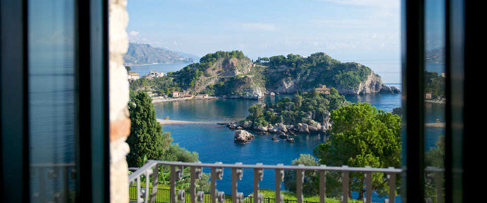 Room with a view - Hotel Villa Carlotta in Taormina