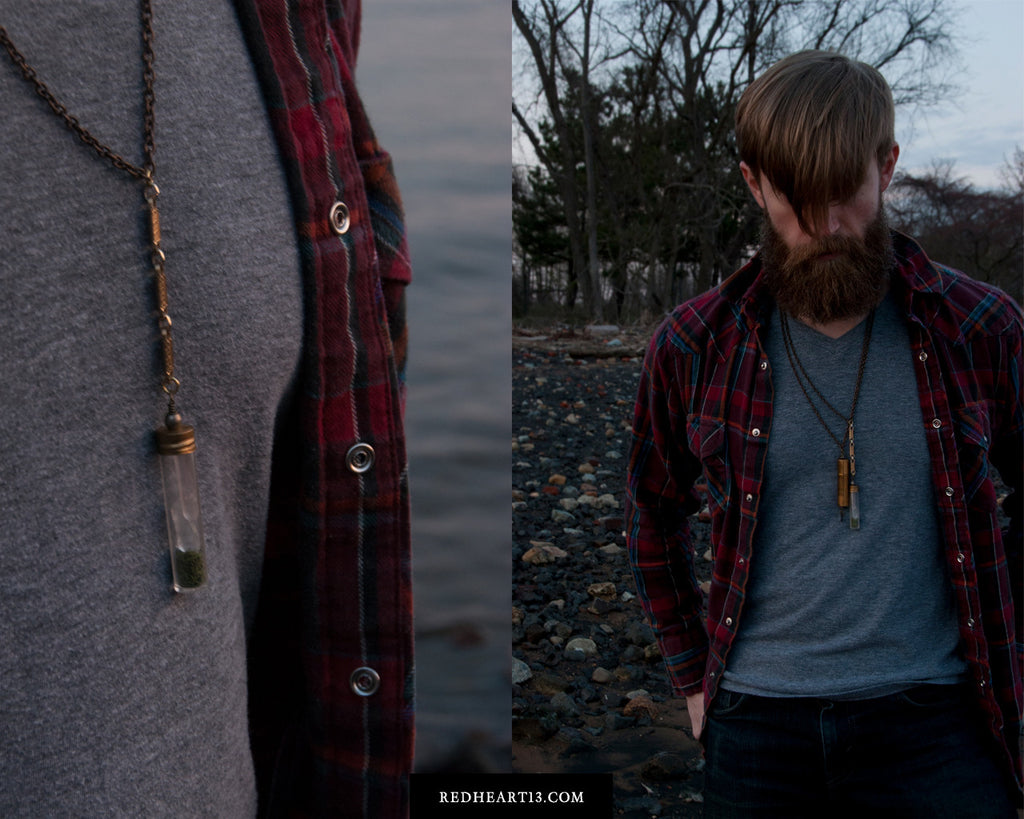 Energy Quartz Terrarium Necklace