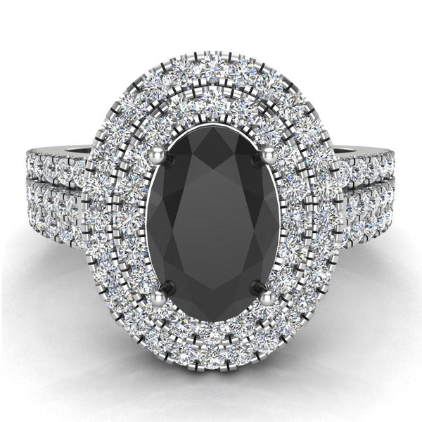 american swiss black diamond rings