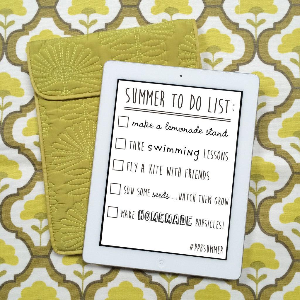 PPB’s Summer To-Do List