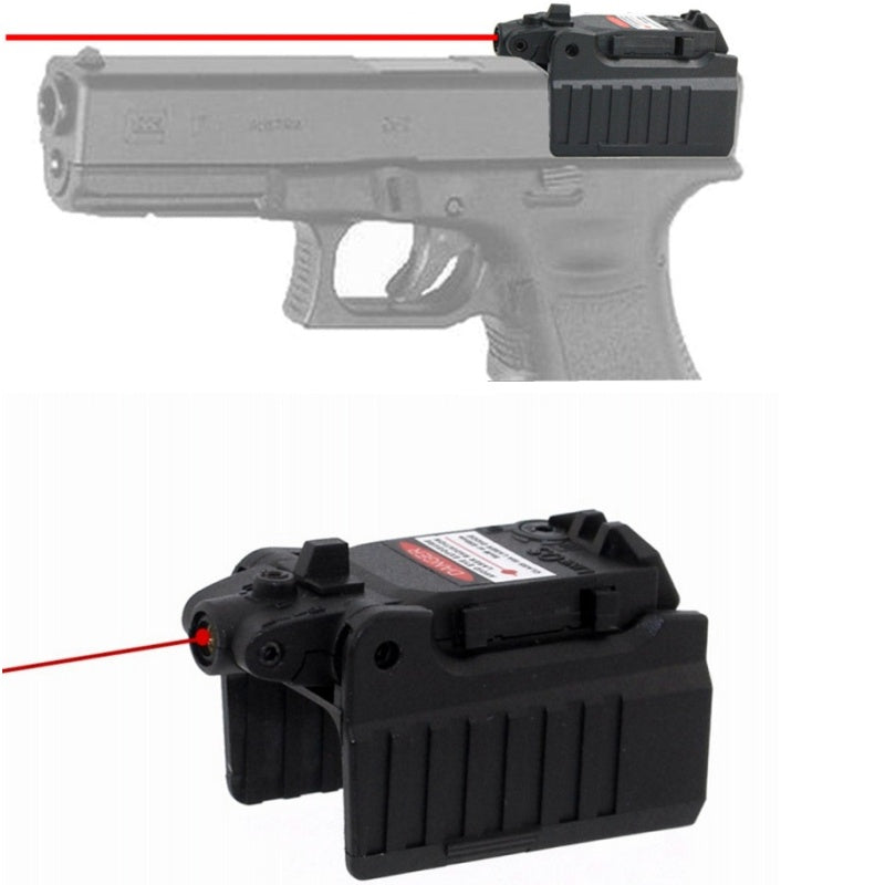 GLOCK Mini Red Laser Dot Sight Metal Pistol fit Picatinny Glock Rail Mount Hunting 