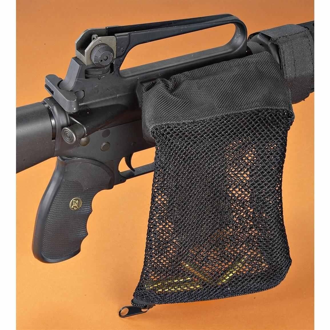 Brass Shell Catcher Tactical Mesh With Zippered Bottom for Easy & Quick Unload 