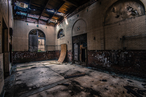 Wilkinsburg Train Station Waiting Room