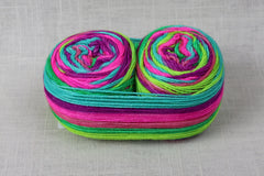 fibrelya self-striping sock wonderland