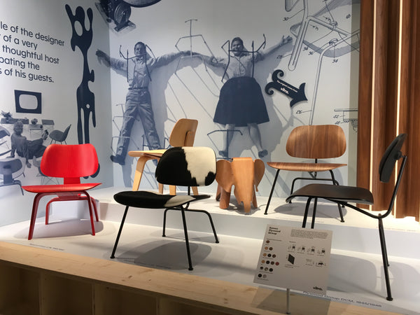 Eames Plywood group chairs black frame