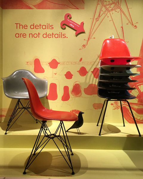 Eames plastic chair fibreglass version