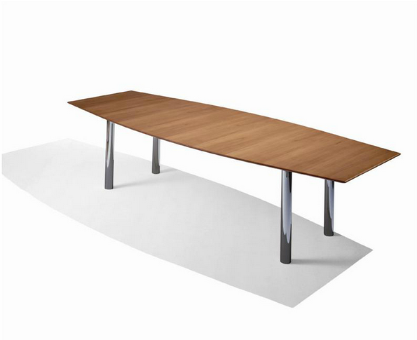 Florence Knoll Boat Shaped Table Desk 8 10 Places Couch Potato