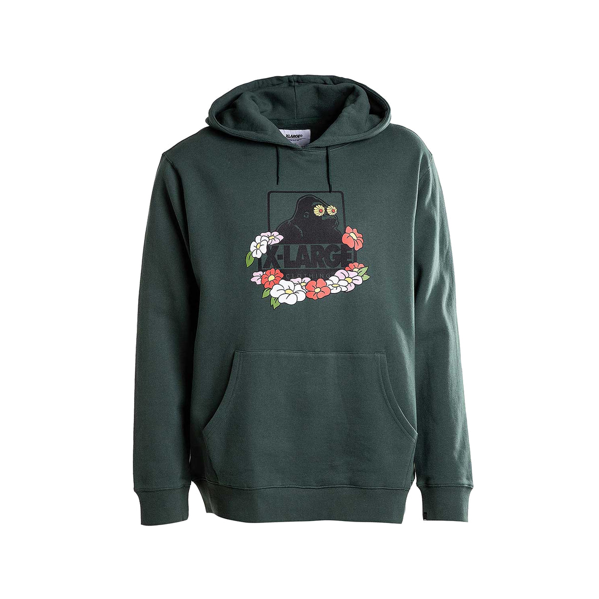 forest green pullover hoodie