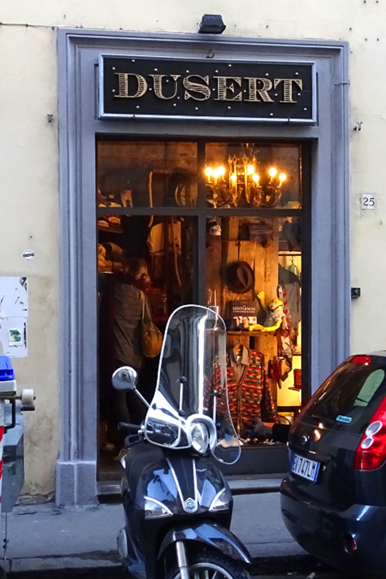 Vintage Einkaufen Florenz