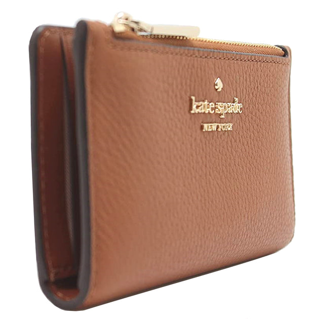 Kate Spade Leila Small Slim Bifold Wallet in Warm Gingerbread wlr00395